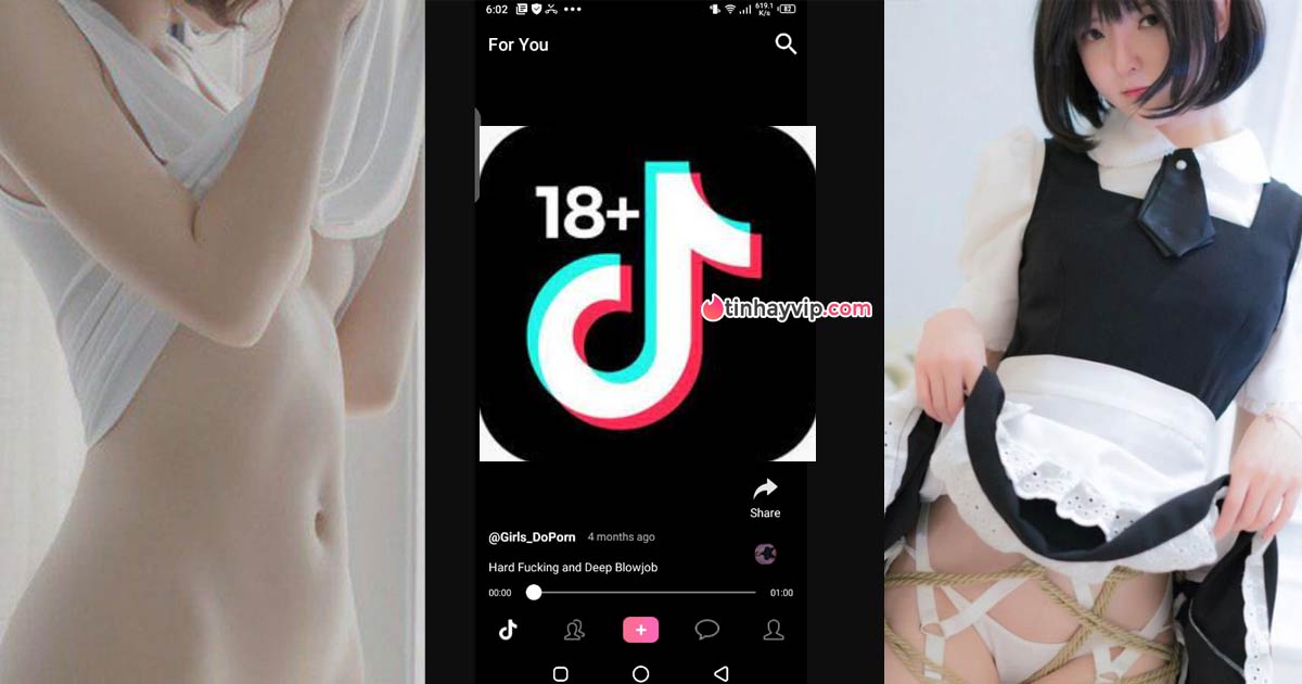 App Tiktok 18+ với hàng loạt nội dung không dành cho trẻ em