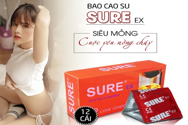 Bao cao su Sure có tốt không, mua ở đâu, giá bao nhiêu