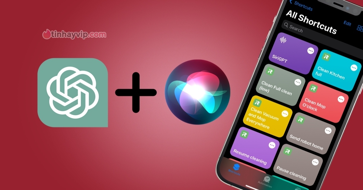 ChatGPT trên iOS được thêm hỗ trợ trợ lý ảo Siri và Phím tắt