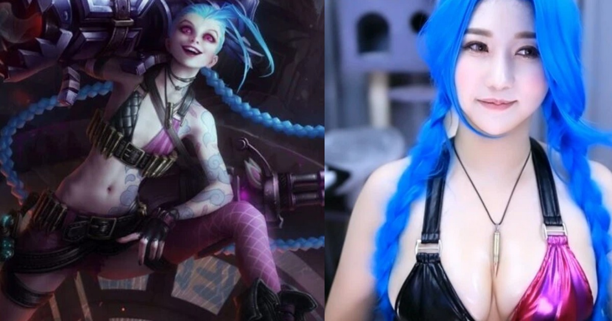 Cosplay Jinx vì yêu thích nhưng nữ streamer Hàn Quốc bị cho là gây ra thảm họa vì vòng 1 quá cỡ