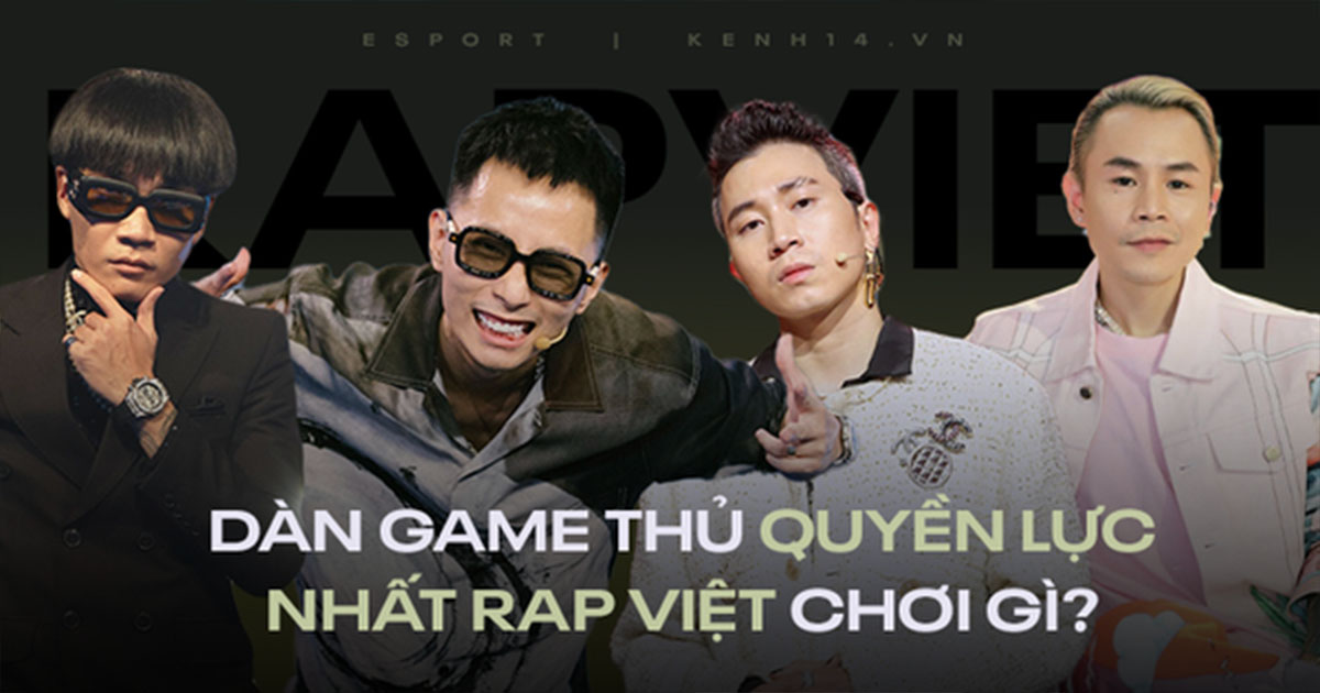 Dàn HLV Rap Việt Mùa 2 quyền lực toàn là game thủ thứ thiệt