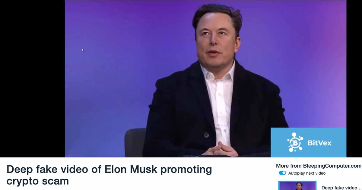 Elon Musk bị lợi dụng bằng công nghệ deepfake để lừa đảo