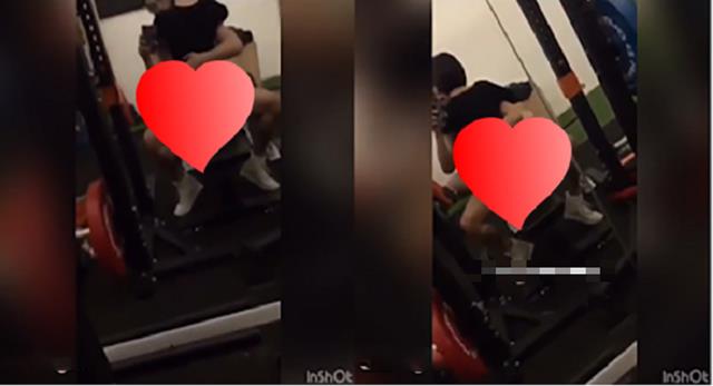 Full clip 49s cặp đôi “đẩy tạ” trong phòng gym gây sốt cộng đồng mạng