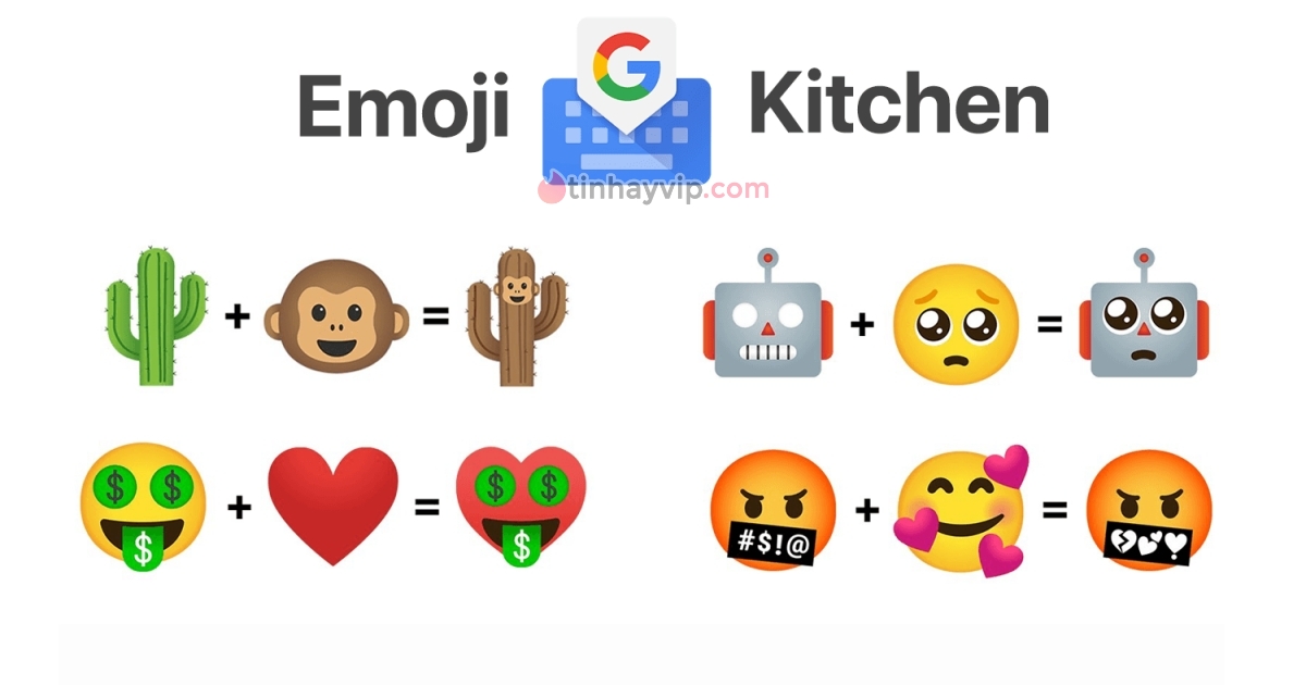 Google ra mắt website Emoji Kitchen