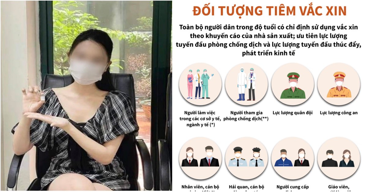 Hoa khôi Báo chí Vũ Phương Anh nhờ ông ngoại đã được ưu tiên tiêm vaccine Pfizer gây nhiều tranh cãi