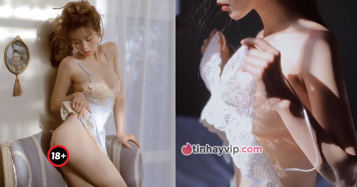 Hot girl 18+ A-mu chỉ diện váy ngủ thôi cũng khiến dân tình xao xuyến