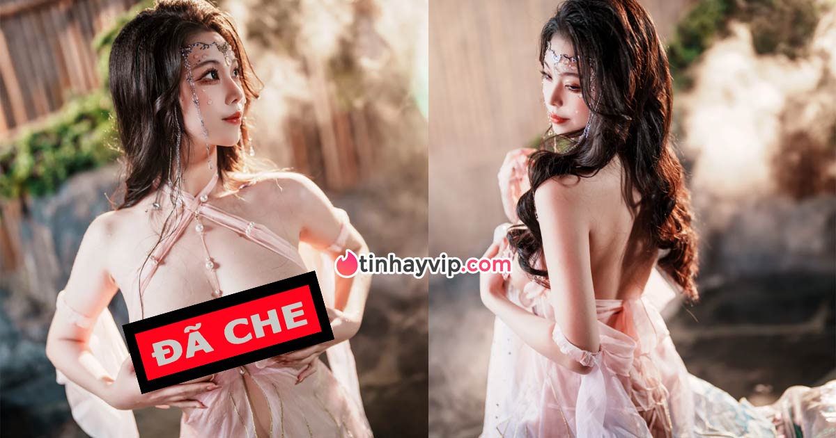 Hot girl 18+ Mizhi hóa nàng tiên cá show tận 99% bầu ngực