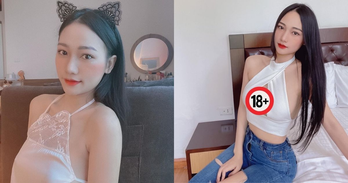 Hot girl Dạ Thảo cùng sở thích mặc áo yếm khoe khéo bầu ngực khủng