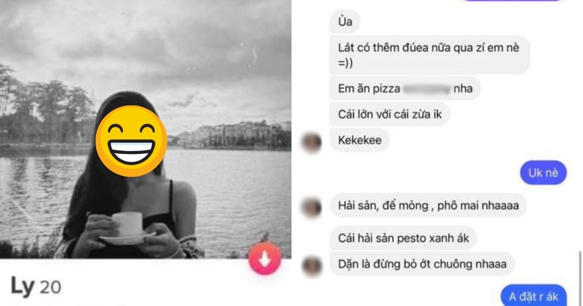 Hot girl Tinder đói bụng nhờ trai lạ mua đồ ăn giúp và cái kết