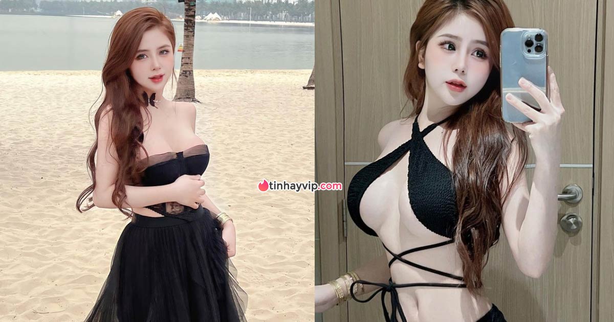 Khó thở trước loạt áo xẻ ngực của hot Tiktoker Trinh Y Tá