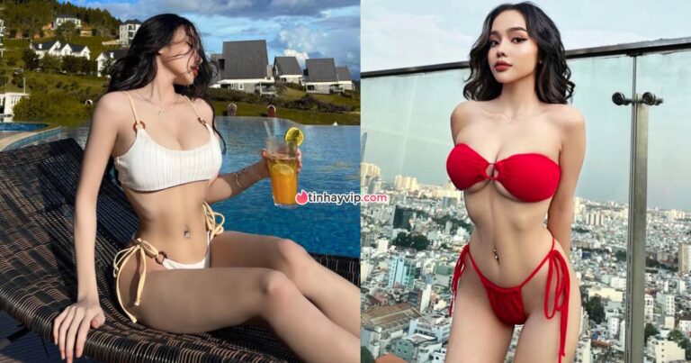 Mãn nhãn với loạt ảnh Dương Mỹ Diện diện bikini cực bốc lửa