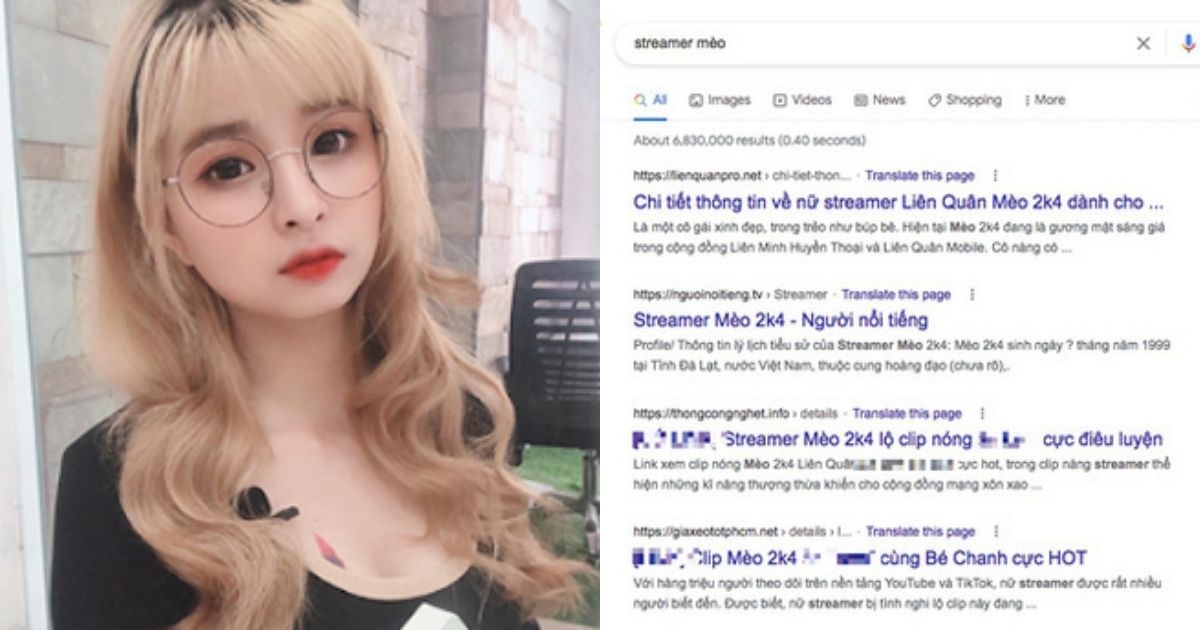 Mèo 2k4 lọt top tìm kiếm streamer của Google tại Việt Nam