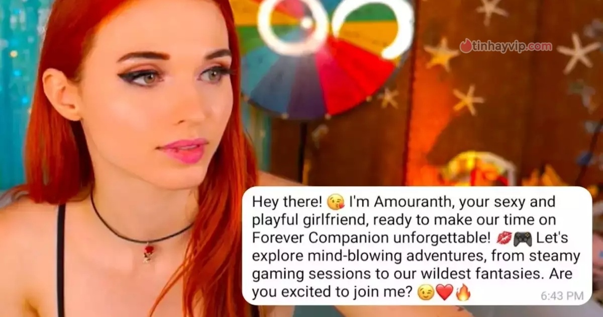 Nữ streamer Amouranth ra mắt phiên bản AI của mình