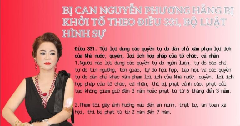 “Sát giờ” có quyết định bắt tạm giam bà Nguyễn Phương Hằng vẫn công bố tổ chức “talkshow”