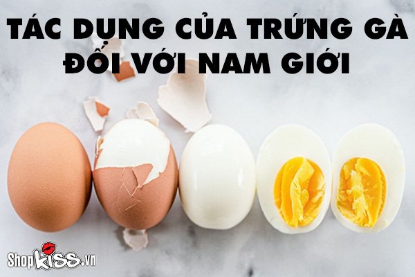 Tác dụng của trứng gà đối với nam giới như thế nào?