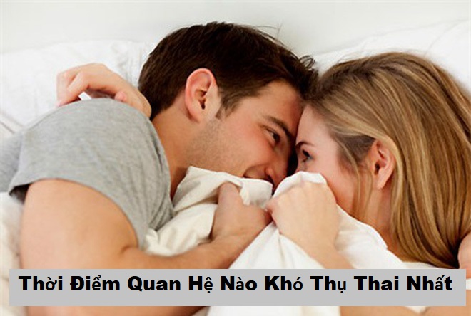 Thời điểm nào khó thụ thai nhất và cách tránh thai tự nhiên