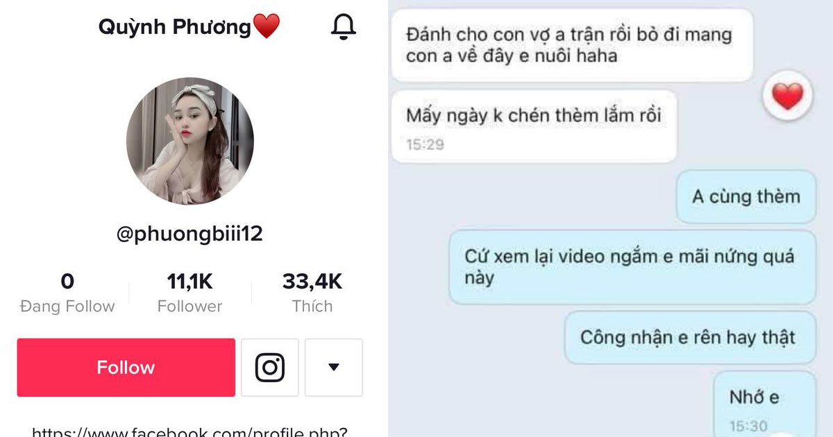 Tiểu tam hot girl Quỳnh Phương gây sốc đòi đánh chính thất khẳng định “con anh em nuôi”