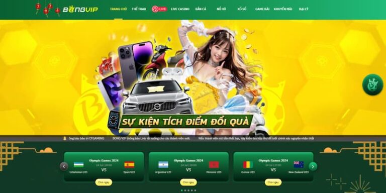 Bongvip – Trang cá cược uy tín hàng đầu, chất lượng nhất