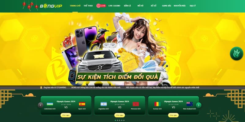 Bongvip – Trang cá cược uy tín hàng đầu, chất lượng nhất