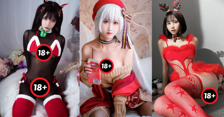 Top cosplay Noel 18+ khiến fan đổ mồ hôi vì dàn hot girl cực bốc lửa liên tục show hàng nhạy cảm